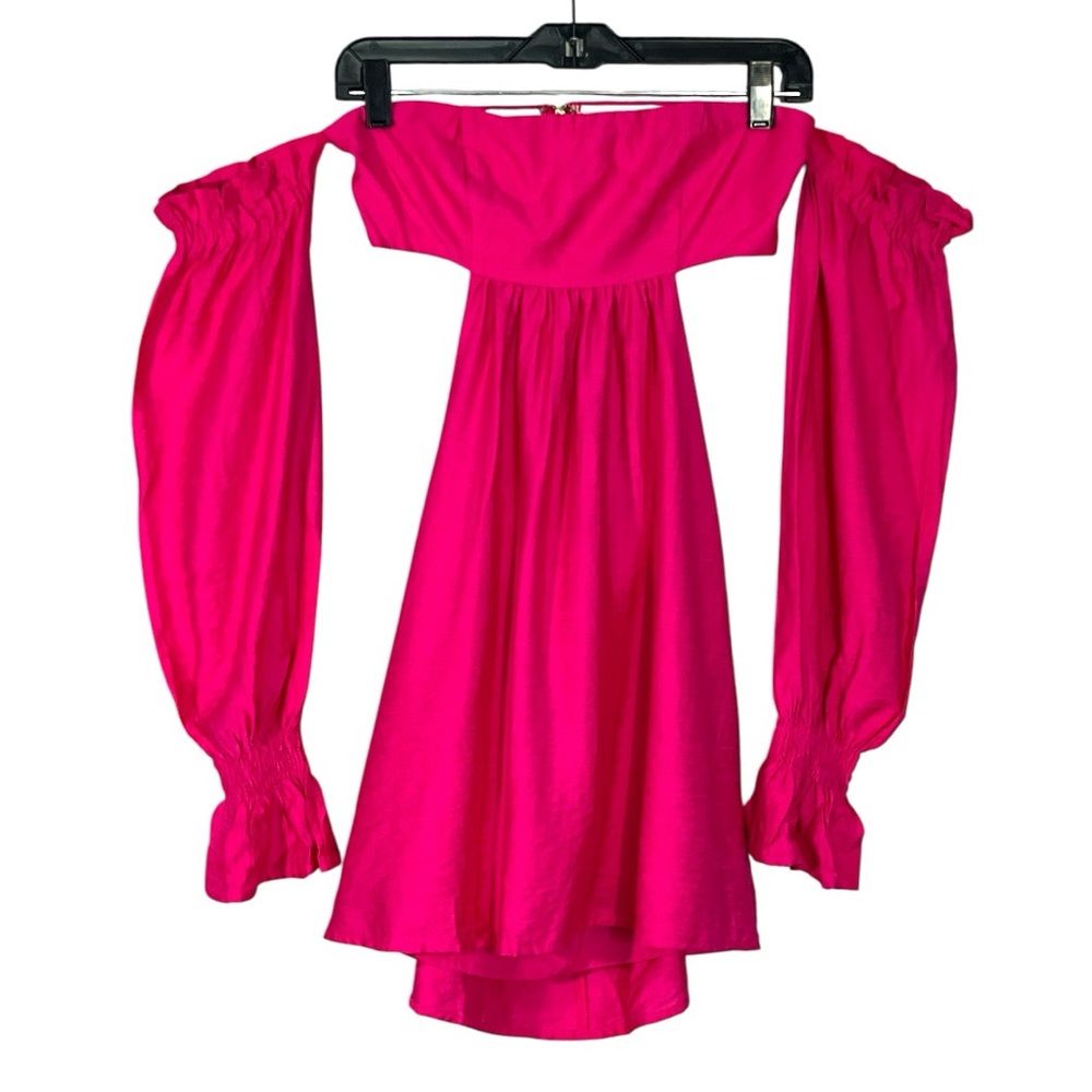 Hello Molly Seven Wonders Jolie Mini Dress In Bubblegum Long Sleeve Size XS - Picture 5 of 9